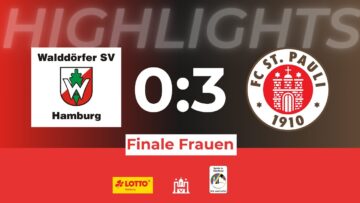 Highlights LOTTO Hamburg-Pokalfinale der Frauen Walddörfer SV – FC St. Pauli