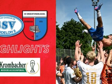 Jeddeloh nach 3:0-Sieg erstmals Pokalsieger | SSV Jeddeloh II vs. SV Drochtersen-Assel | Highlights