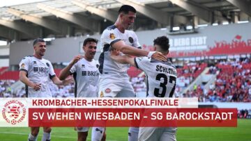 Krombacher-Hessenpokal Finale: SV Wehen Wiesbaden – SG Barockstadt Fulda-Lehnerz