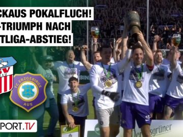 Zwickaus Pokal-Fluch! Aue-Triumph nach Abstieg: FSV Zwickau – Erzgebirge Aue | OSTSPORT.TV