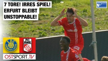 7 TORE! IRRES SPIEL! Erfurt bleibt UNSTOPPABLE! Lok Leipzig – Erfurt | Regionalliga Nordost