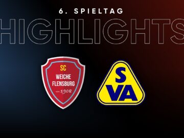 Stürmisches Duell | SC Weiche Flensburg 08 – SV Atlas Delmenhorst | Regionalliga Nord Highlights
