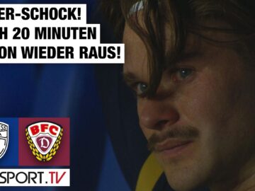 LÖDER-SCHOCK! Nach 20 Minuten wieder raus! Carl Zeiss Jena – BFC Dynamo | Regionalliga Nordost